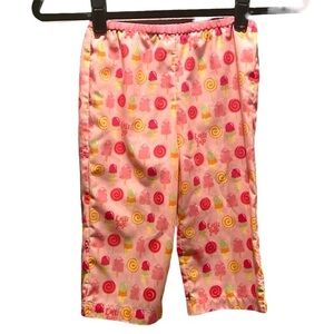 Gymboree Girl’s Lollipop Candy Cotton Candy Pajama Pants Size 4